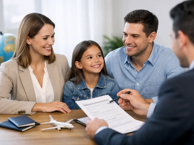 How to Include Children in a Visa Application